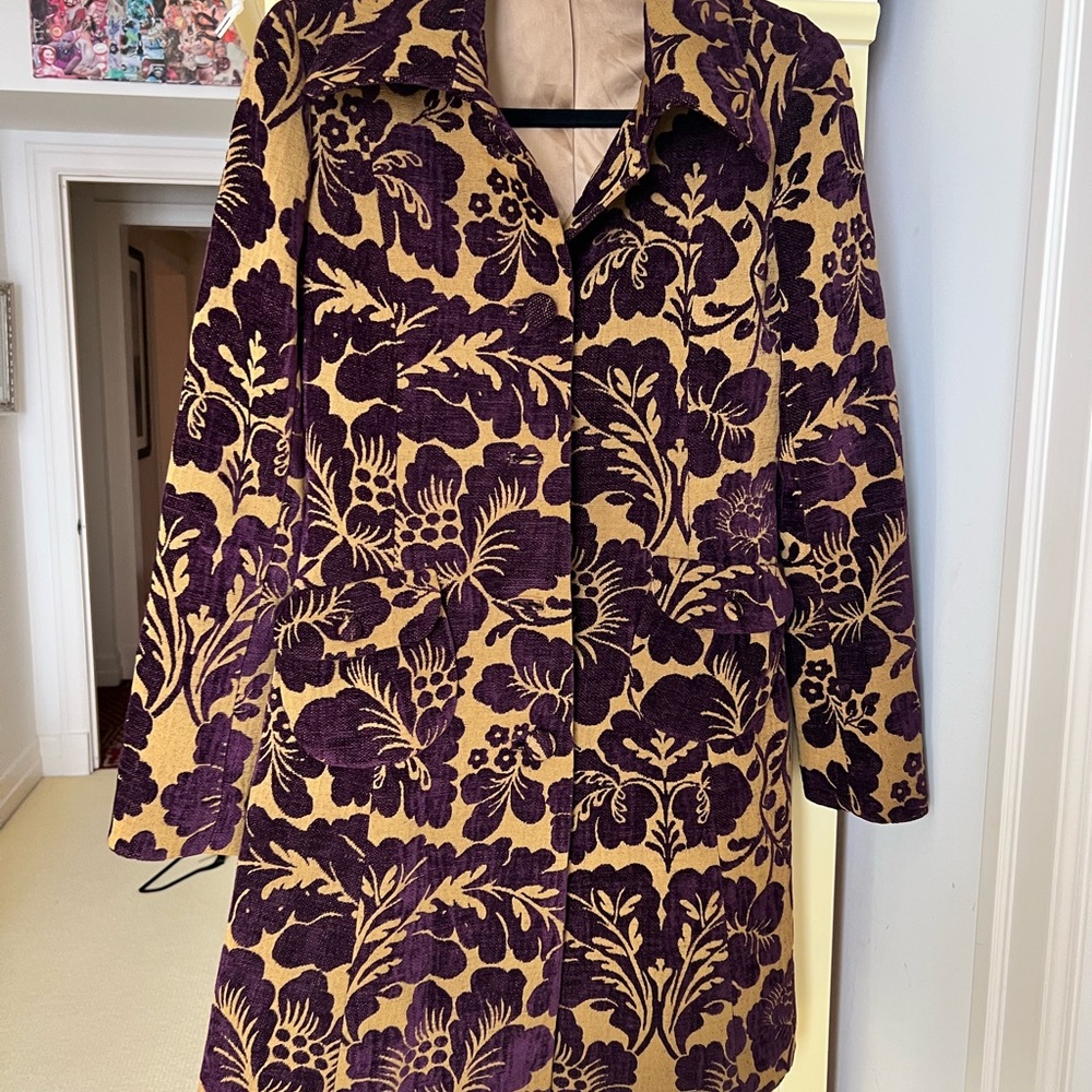 Elevenses Purple and Gold Jacket